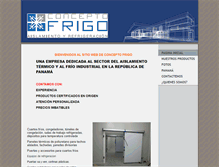 Tablet Screenshot of conceptofrigo.com